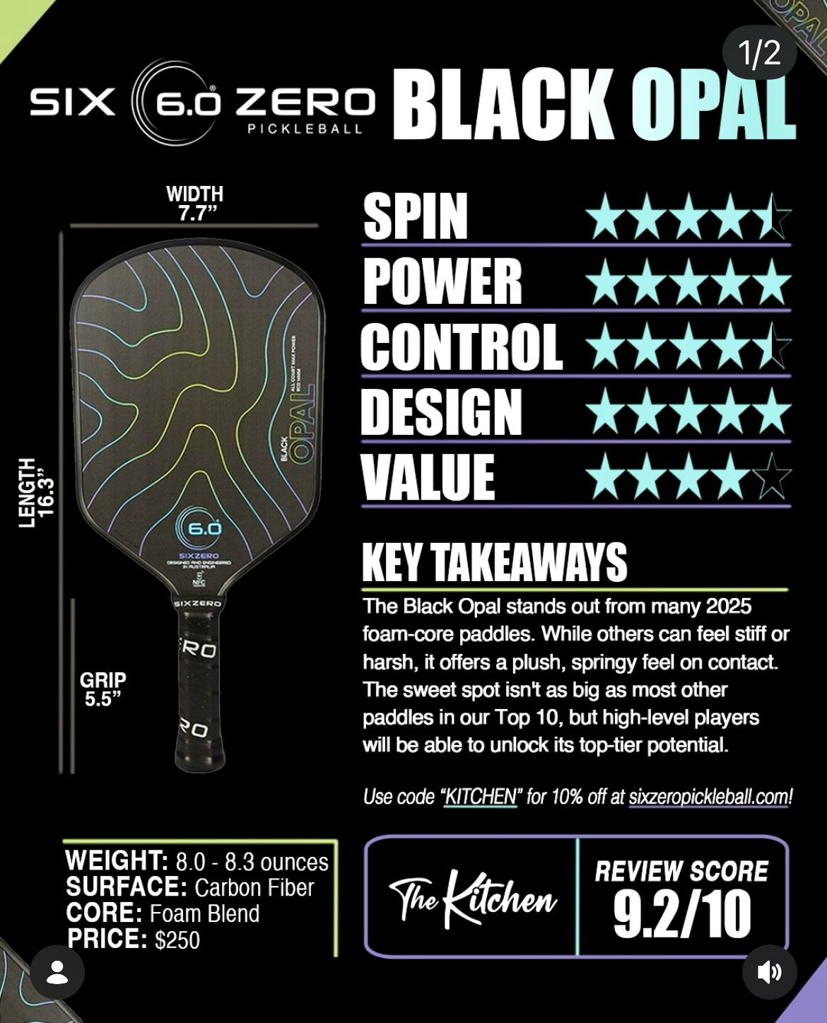 SIX ZERO BLACK OPAL