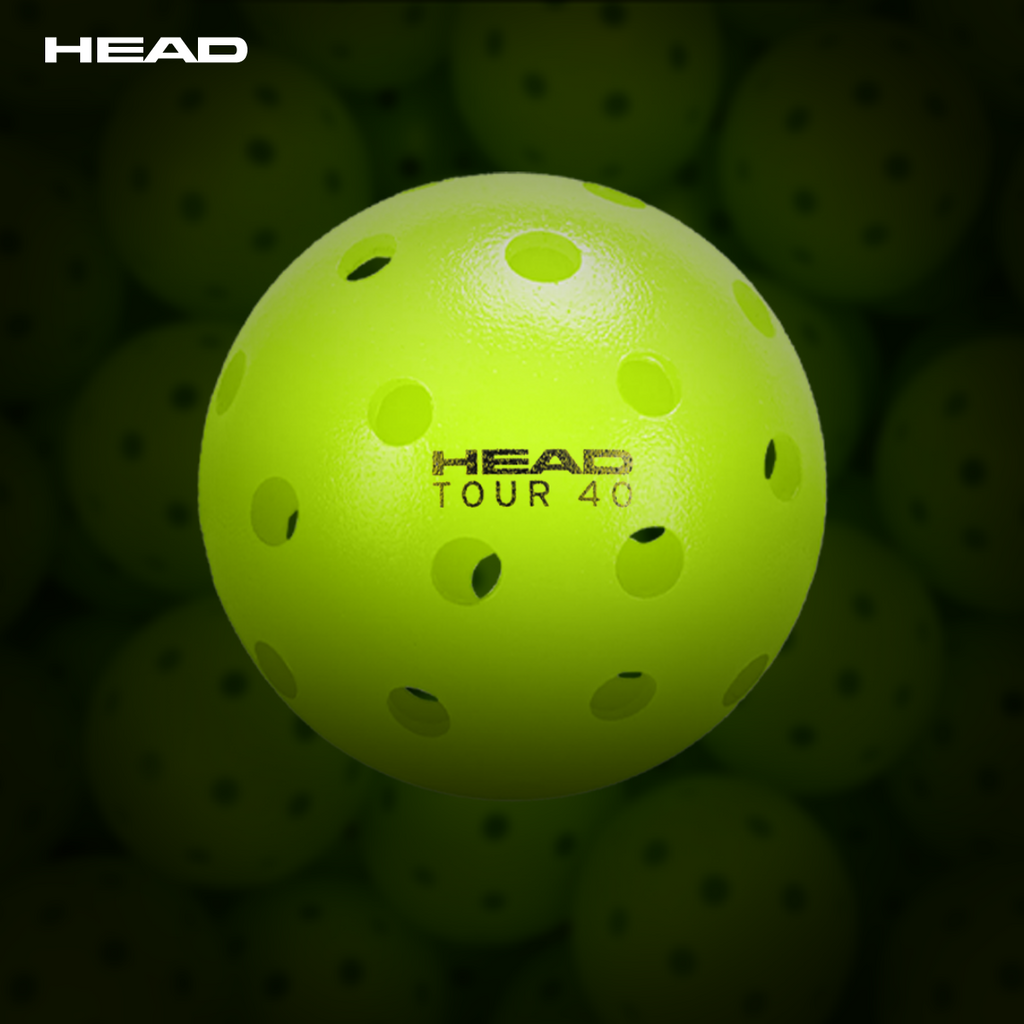 HEAD Tour 40 Pickleballs - 3 Ball Pack