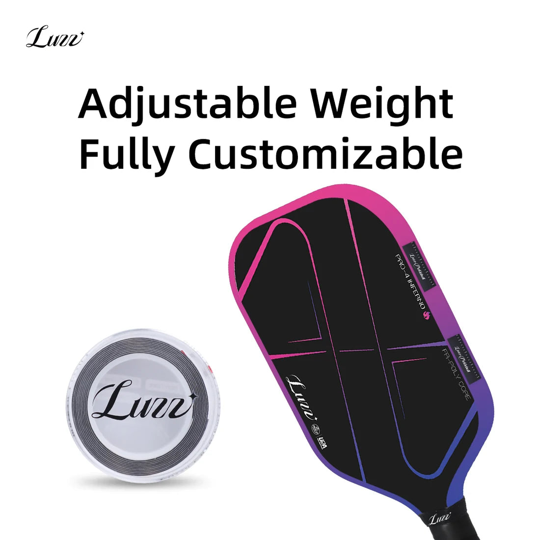LUZZ Custom Paddle Weight Kit